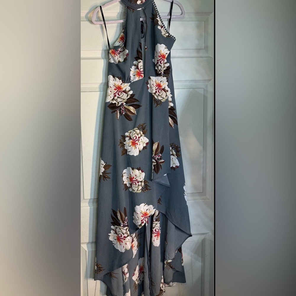 Long flowing floral dress